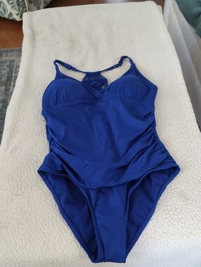 Jantzen Cobalt Blue One-Piece Swimsuit